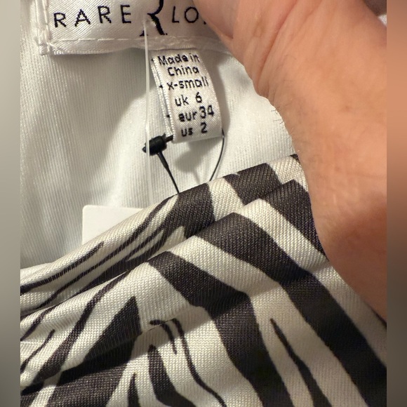 Urban Outfitters Stylish Zebra Print Ruched Column Dress - Picture 3 of 9